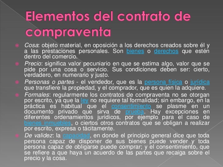 Contrato De Compraventa