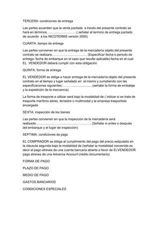 Contrato de compraventa