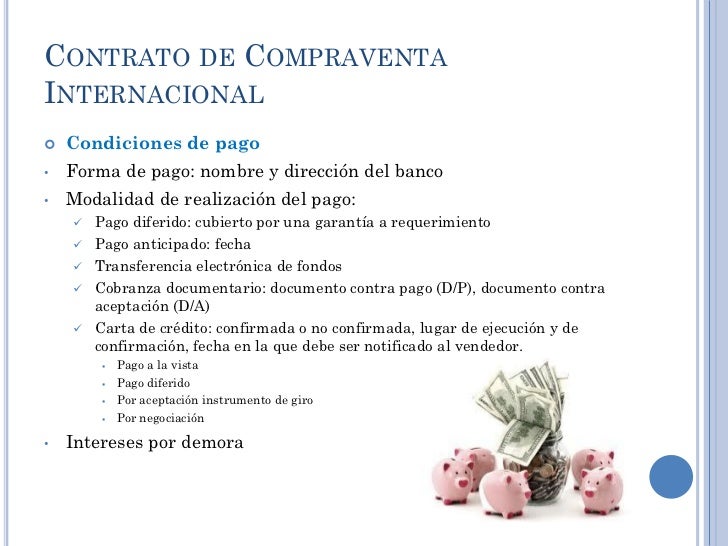 Contrato de compraventa internacional Contrato de compraventa internacional
