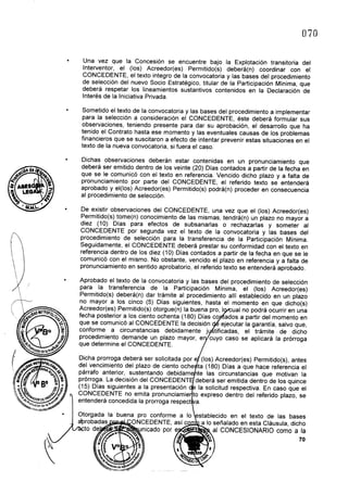 Contrato de concesión vía expresa línea amarilla | PDF