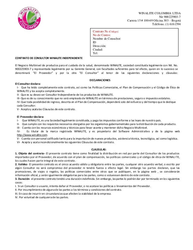 Contrato de consultores