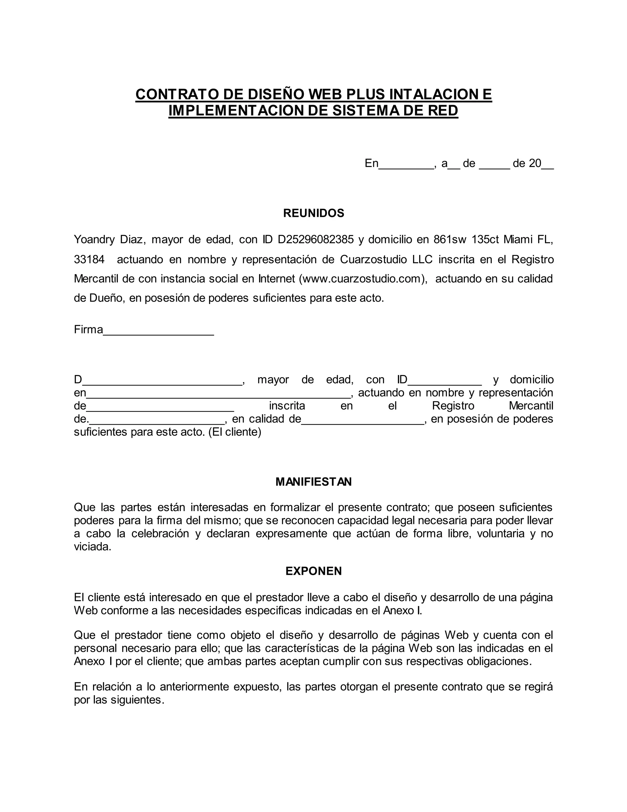 Aspectos contractuales importantes en proyectos de diseño web móvil