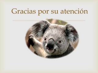 
Gracias por su atención
 