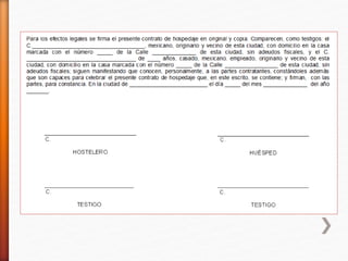 CONTRATO DE HOSPEDAJE