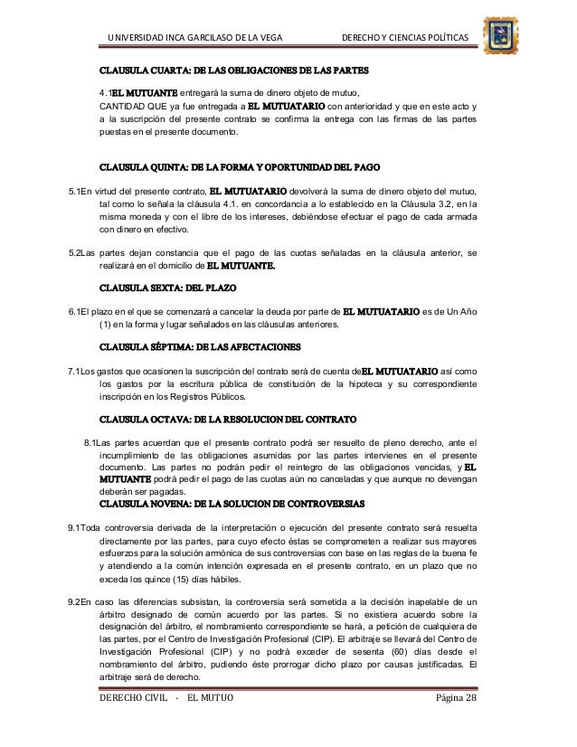 modelo de contrato de prestamo de dinero con garantia hipotecaria en venezuela