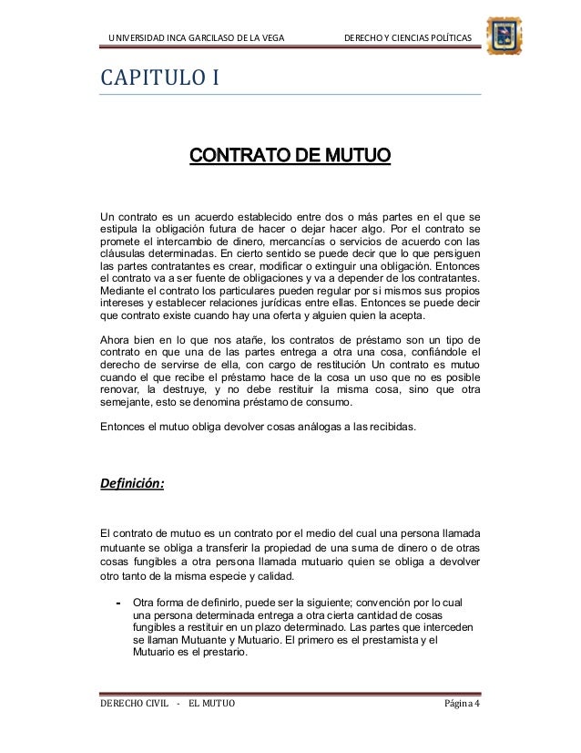 Machote De Contrato De Prestamo Con Intereses