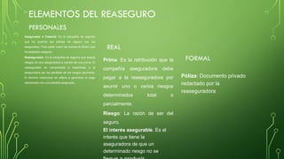 CONTRATO DE REASEGURO. Contrato de reaseguro | PPTX