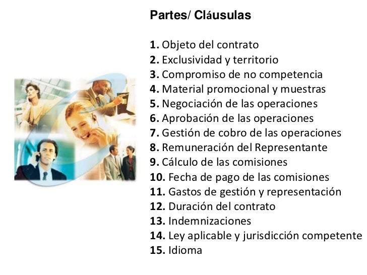 Contrato de representación comercial internacional