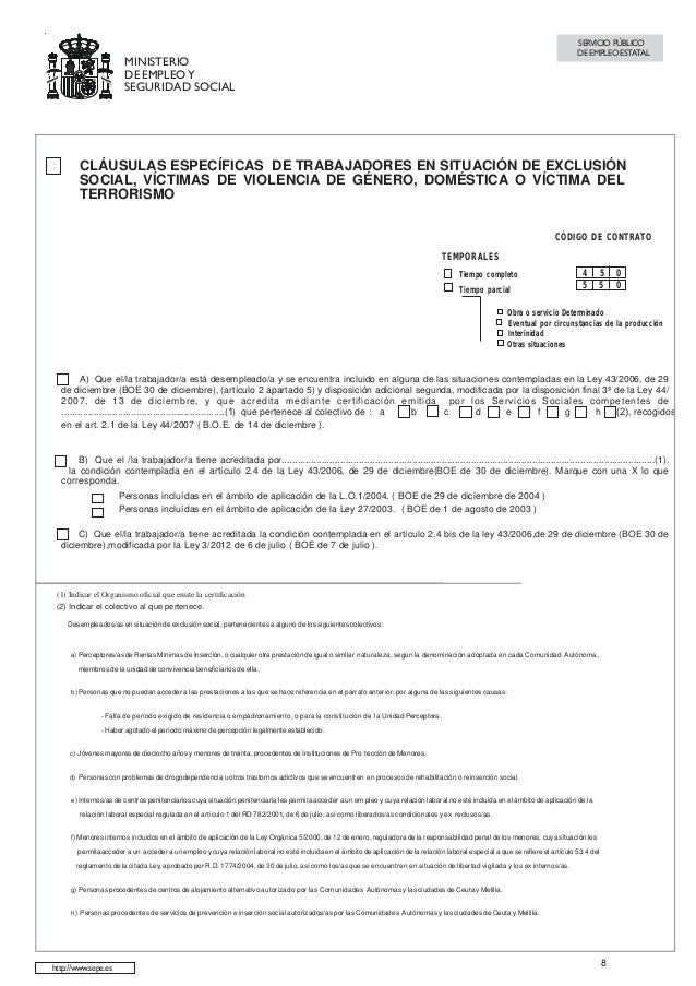 Contrato de trabajo temporal