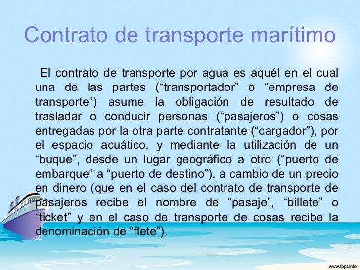 Contrato de transporte ejemplo formato