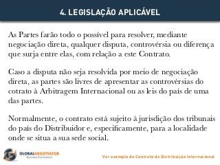 Contrato de Distribuição Internacional