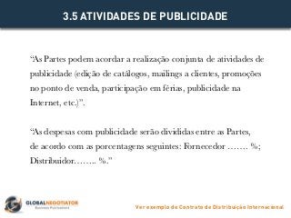 Contrato de Distribuição Internacional