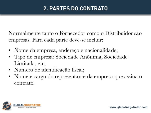 Contrato de Distribuição Internacional