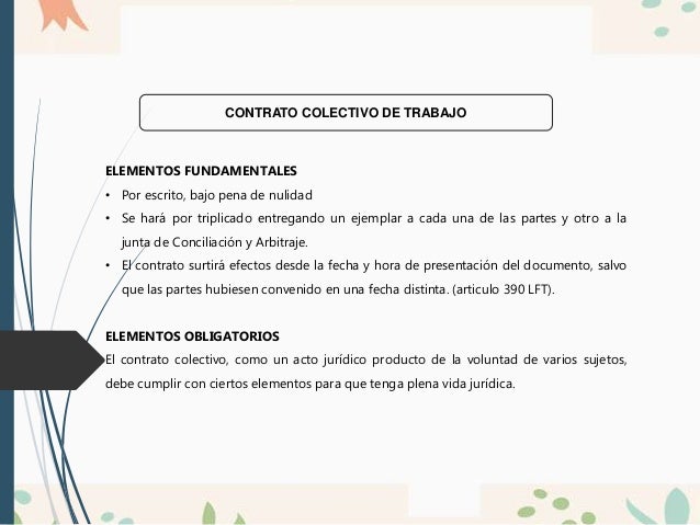 Contrato individual del trabajo y colectivo