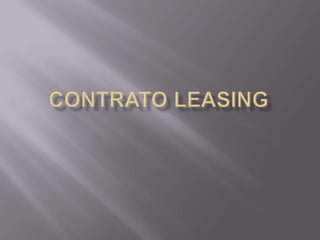 Contrato leasing 