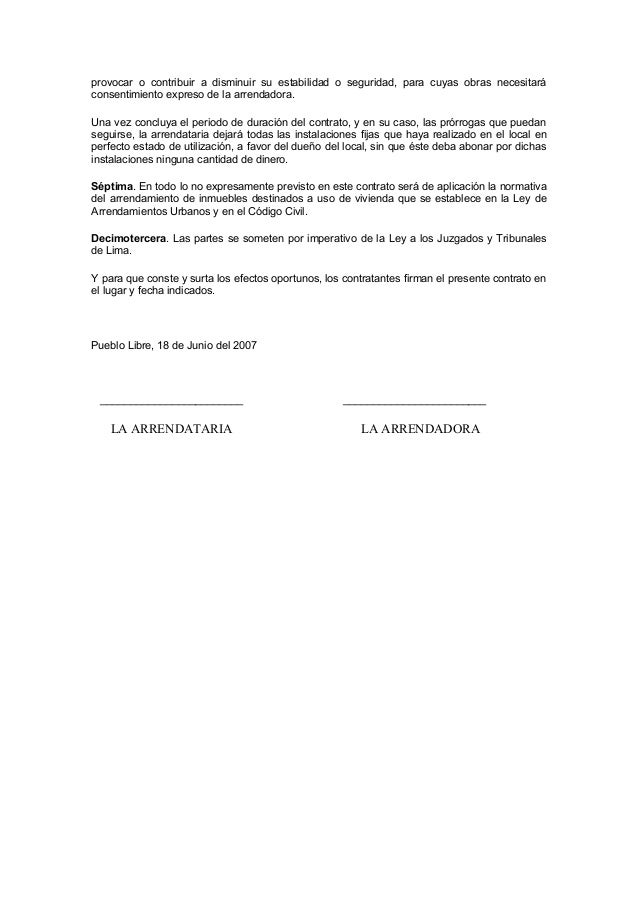 Contrato por alquiler de área de trabajo en local comercial