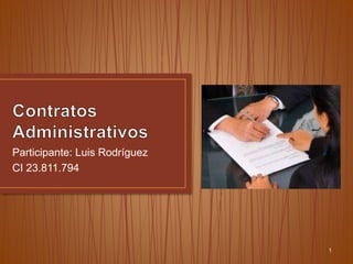 Participante: Luis Rodríguez
CI 23.811.794
1
 