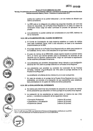 Contratos docentes 2013