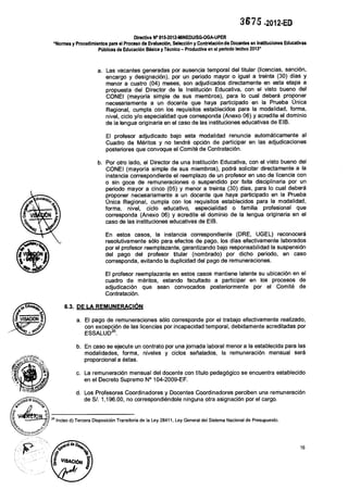 Contratos docentes 2013