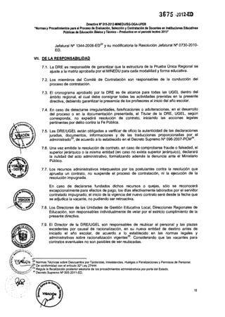 Contratos docentes 2013