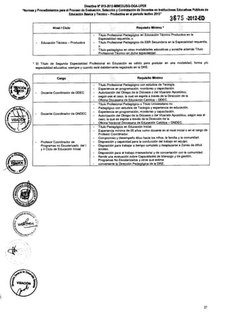 Contratos docentes 2013