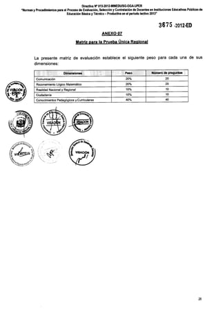 Contratos docentes 2013