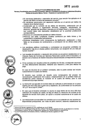 Contratos docentes 2013
