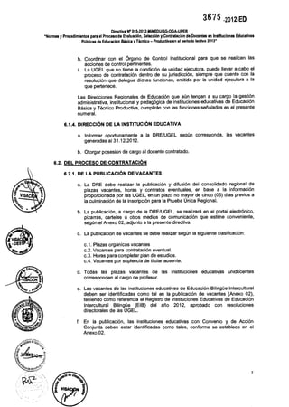 Contratos docentes 2013