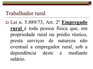 Contrato por prazo determinado
 CLT, 443, § 2º - O contrato por prazo
determinado só será válido em se tratando:
 a) de serviço cuja natureza ou
transitoriedade justifique a predeterminação
do prazo;
 b) de atividades empresariais de caráter
transitório;
 c) de contrato de experiência.
 