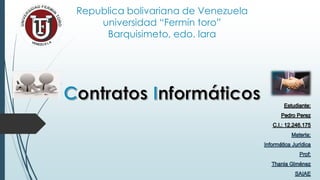 Republica bolivariana de Venezuela
universidad “Fermín toro”
Barquisimeto, edo. lara
 