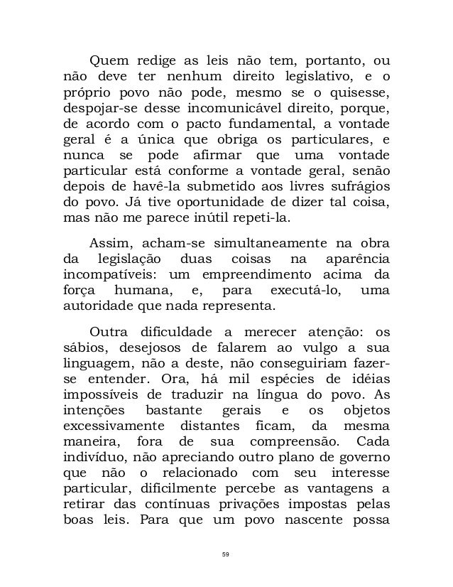 Contrato Social Rousseau Contrato Social Rousseau