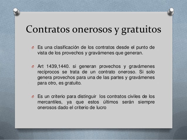 Contratos y propiedades