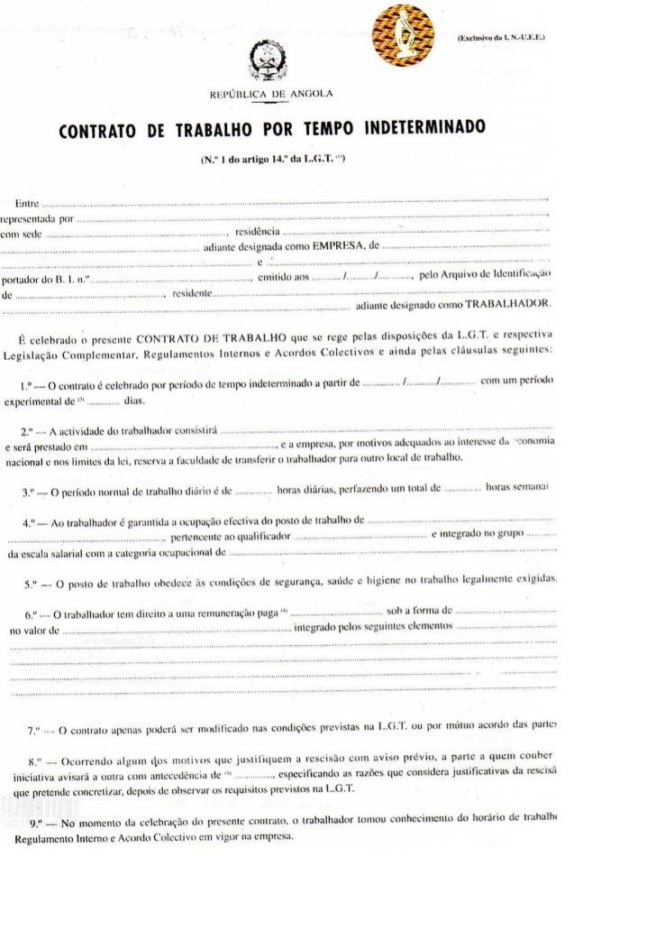 Contrato De Trabalho Por Prazo Determinado Modelo Atividades De Trabalho