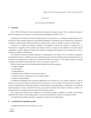 Contratos,  Hernán Troncoso