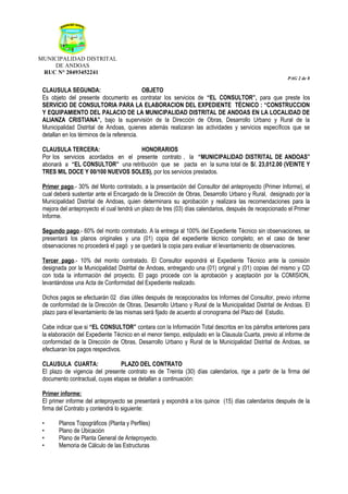 Contrato u orden de compra o de servicio | DOC