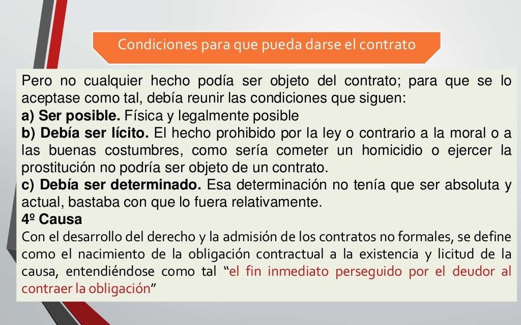 Derecho Romano El Contrato y sus elementos