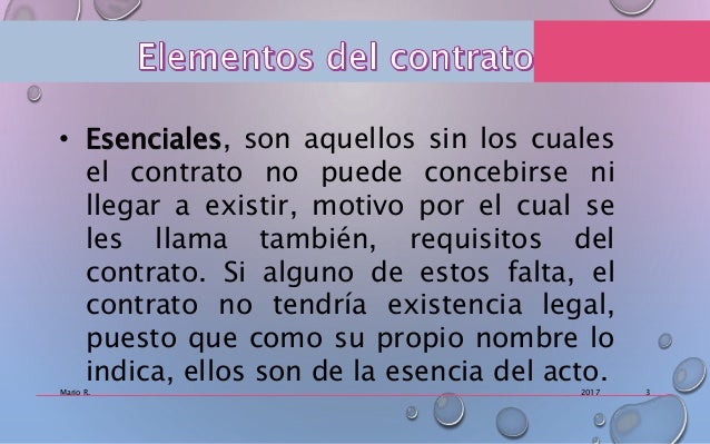 Derecho Romano El Contrato y sus elementos
