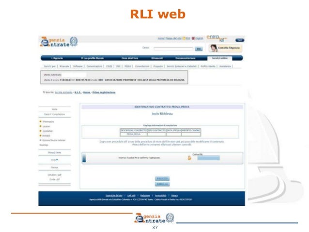 Entrate In Internet La Registrazione Dei Contratti Di