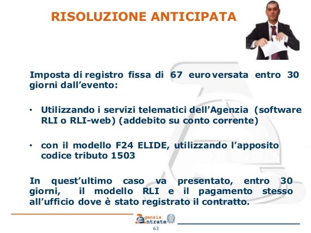 Entrate In Internet La Registrazione Dei Contratti Di