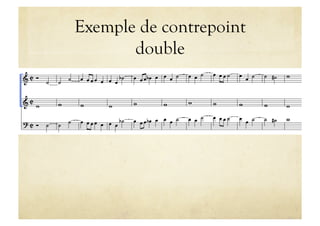 Exemple de contrepoint
       double
 