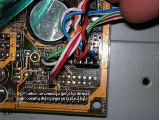28.-Tambien se conecta a todos los de mas
     componentes del sistema en la placa base


28
 