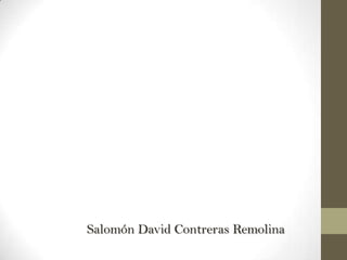 Salomón David Contreras Remolina

 