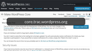 core.trac.wordpress.org
 