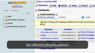 localhost/phpmyadmin
 