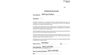 NHS Saul Cotton
N.Cotton
NYLE COTTON
SAUL.COTTON
 