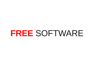 FREE SOFTWARE
 
