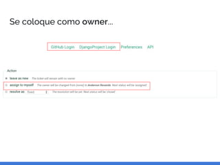 Se coloque como owner...
 