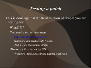 The drupal issue queue Can be found at  http://drupal.org/project/issues/drupal?categories=All 