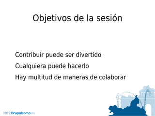 Contribuir en Drupal: Por dónde empiezo?