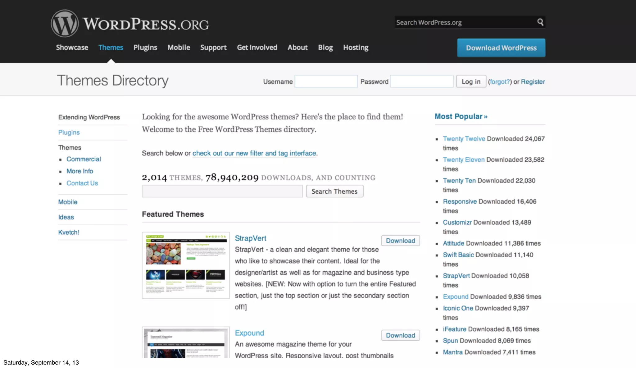 Saturday, September 14, 13
 